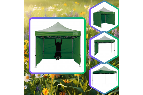 NAMIOT CIĘŻKI 3X3 ZIELONY (ML)