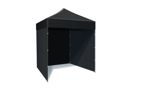 Namiot handlowy ekspresowy 2x2 TYTAN - Czarny