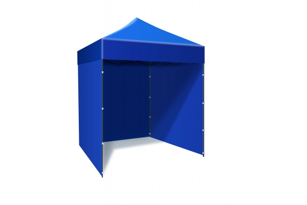 Namiot handlowy ekspresowy 3x3 TYTAN - Niebieski